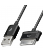 Câble USB Data Samsung GALAXY TAB / TAB 2 / NOTE 10.1 - Noir