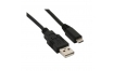 Câble USB / micro USB - 2 mètres - Noir