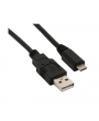 Câble USB / micro USB - 2 mètres - Noir