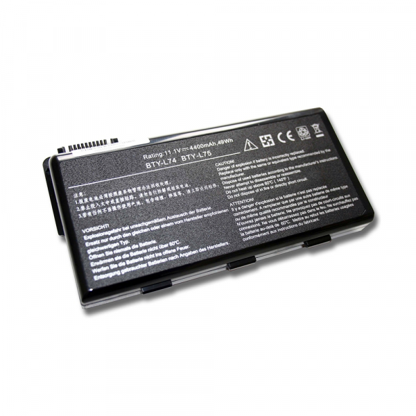 Batterie BTY-L74 pour ordinateur MSI - 4400 mAh