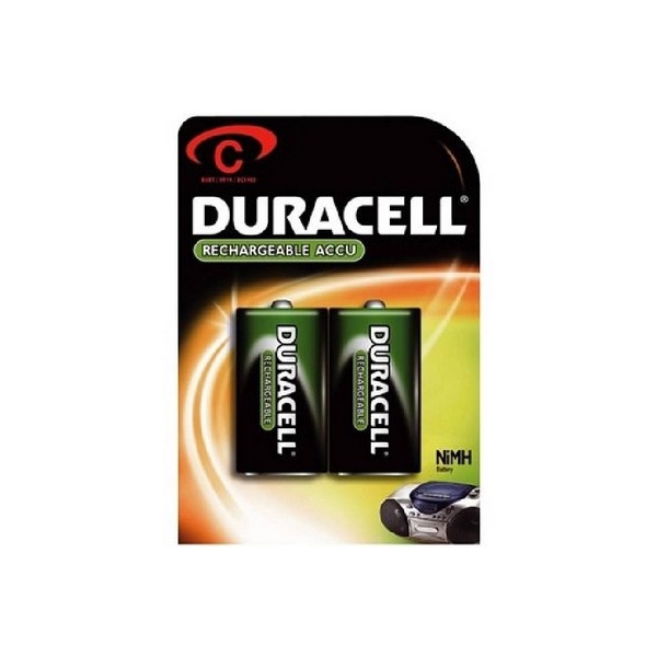 Accus HR14 Standard DURACELL - Blister de 2 - Ni-Mh - 2200 mAh