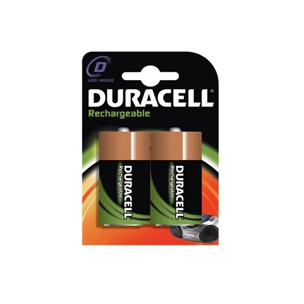 Accus HR20 Standard DURACELL - Blister de 2 - Ni-Mh - 2200 mAh