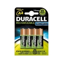 Accus photo HR6 Precharged DURACELL - Blister de 4 - Ni-Mh - 1950 mAh