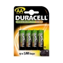 Accus photo HR6 Standard DURACELL - Blister de 4 - Ni-Mh - 1700 mAh