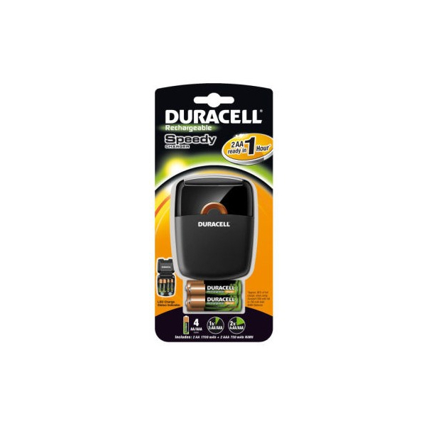 Chargeur CEF27 DURACELL - Speedy - Charge rapide
