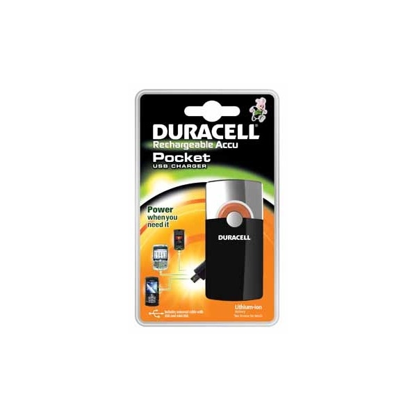 Chargeur PPS4 USB DURACELL - Powerpod Pocket - Batterie Li-Ion