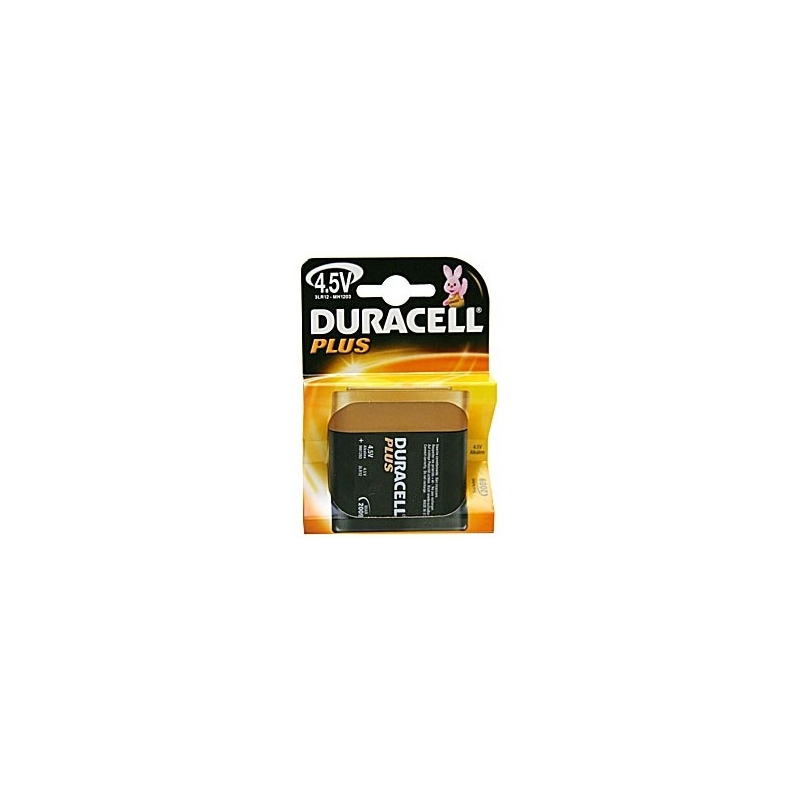 Pile 3LR12 Duracell Plus 4,5V alcaline