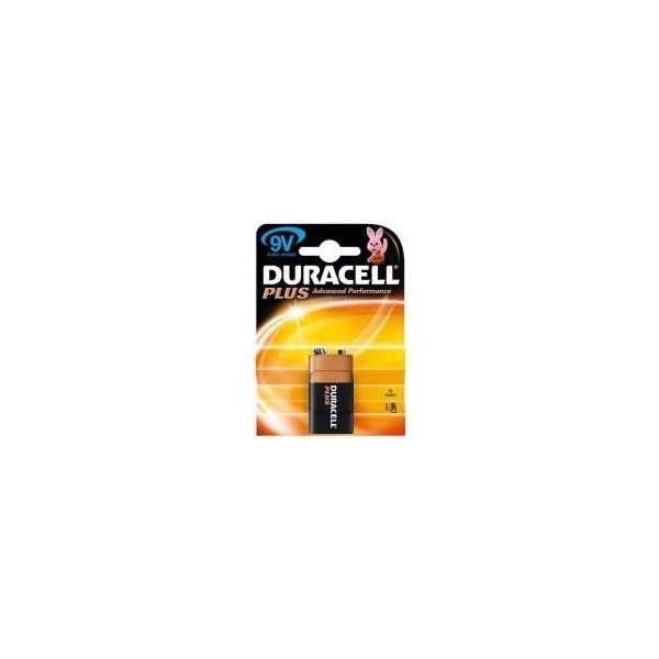 Pile 6LR61 Plus DURACELL - Blister de 1 - MN1604 - Alcaline