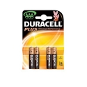 Piles LR03 Plus DURACELL - Blister de 4 - MN2400 - AAA - Alcaline