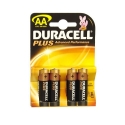 Piles LR06 Plus DURACELL - Blister de 4 - MN1500 - AA - Alcaline