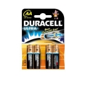 Piles LR06 Ultra M3 DURACELL - Blister de 4 - MN1500 - AA - Alcaline