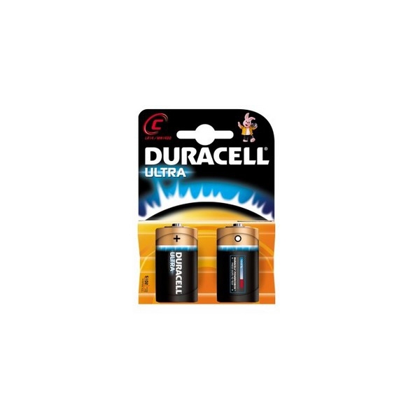 Piles DURACELL LR14 - C - M3 - Blister x 2 - Alcaline - 1.5V