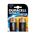 Piles LR20 Ultra DURACELL - Blister de 2 - MN1300 - Alcaline