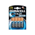 Piles LR06 Ultra DURACELL - Blister de 4 - AA - Lithium