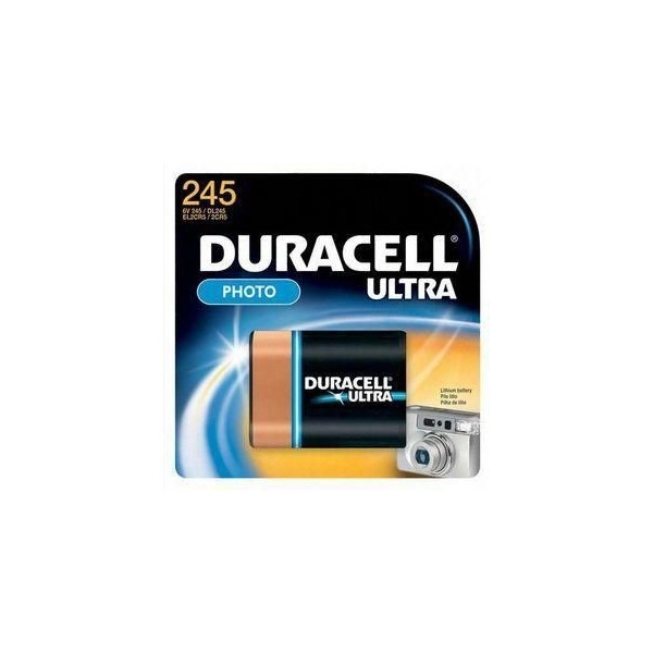 Pile photo 2CR5 Ultra DURACELL - Blister de 1 - DL245 - Lithium 3V