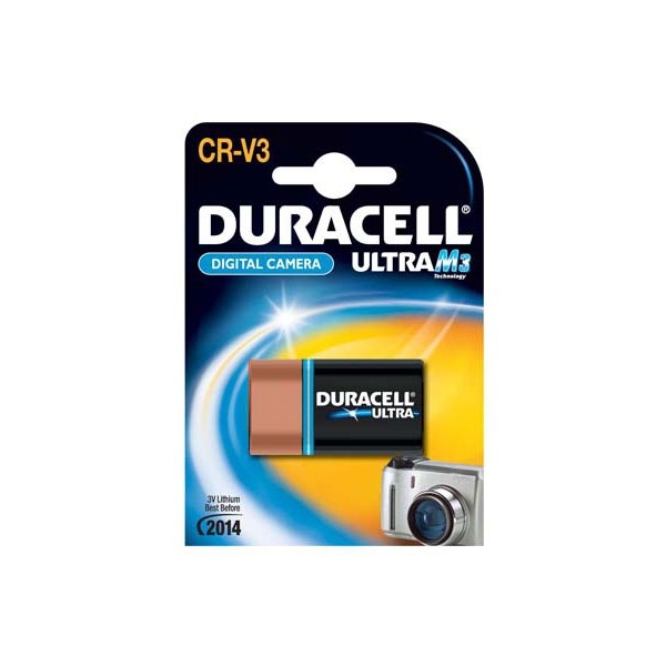 Pile photo CRV3 M3 DURACELL - Lithium