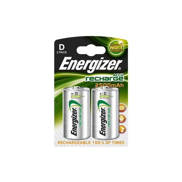 Accus HR14 Standard ENERGIZER - Blister de 2 - Ni-Mh - 2500 mAh