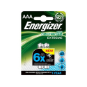 Accus HR3 Extreme ENERGIZER - R2U - Blister de 2 - AAA - Ni-Mh - 800 mAh