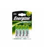 Accus HR6 ENERGIZER - Blister de 4 - AA - Ni-Mh - 1300 mAh