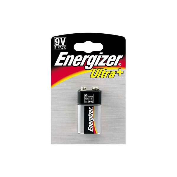 Pile 6LR61 Ultra Plus ENERGIZER - Blister de 1 - Alcaline