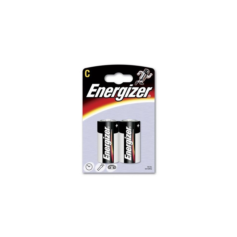 Pile alcaline type C LR14 1.5V blister de 2 Energizer