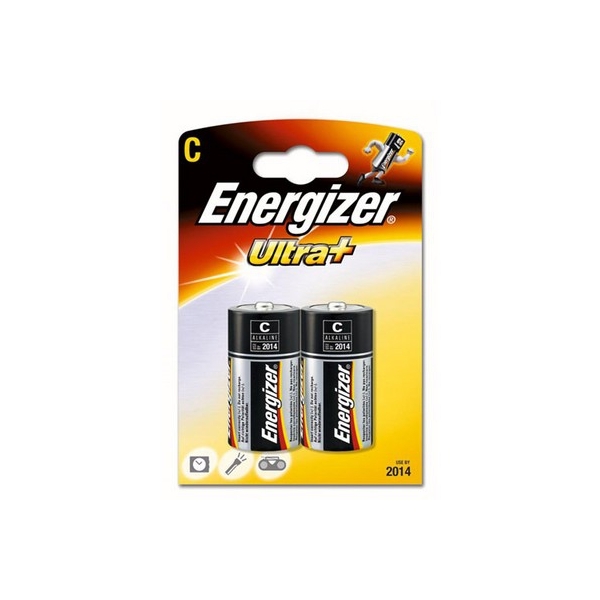 Blister ENERGIZER de 2 piles alcalines POWER LR14 (C)