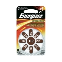 Piles auditives V312 ENERGIZER - Blister de 8 - PR41