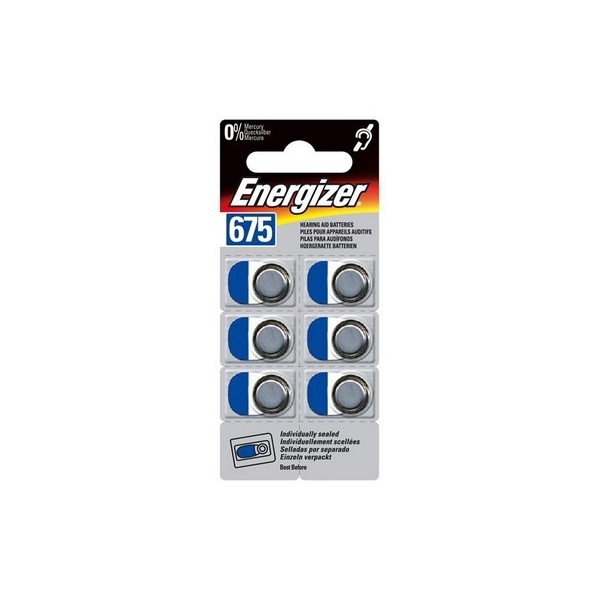 Piles auditives V675 ENERGIZER - Blister de 8 - PR44