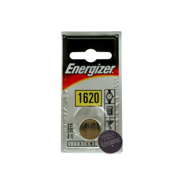 Pile électronique CR1620 ENERGIZER - Blister de 1 - Lithium 3V - PILES 974