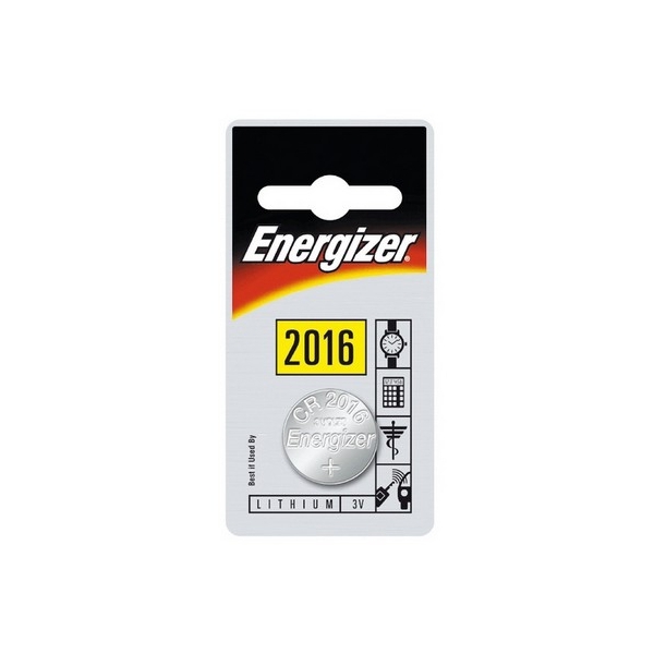 Pile électronique CR2016 ENERGIZER - Blister de 1 - Lithium 3V