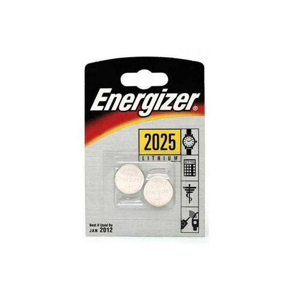 Piles électroniques CR2025 ENERGIZER - Blister de 2 - Lithium 3V