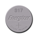 Pile de montre 317 ENERGIZER - Blister de 1 - SR62 - Oxyde d'argent