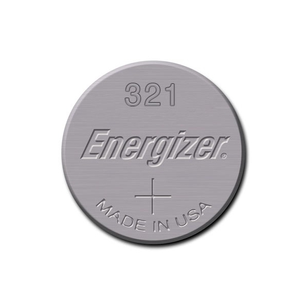 Pile de montre 321 ENERGIZER - Blister de 1 - SR65 - Oxyde d'argent