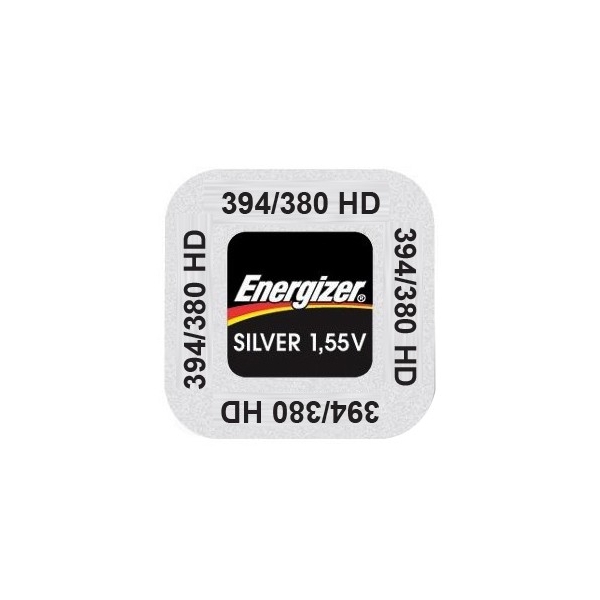 Pile de montre 394/380 ENERGIZER - Blister de 1 - SR936SW - Oxyde d'argent