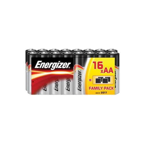 Piles LR06 ENERGIZER - Pack Family - Boite de 192 piles - 12 pack de 16 piles