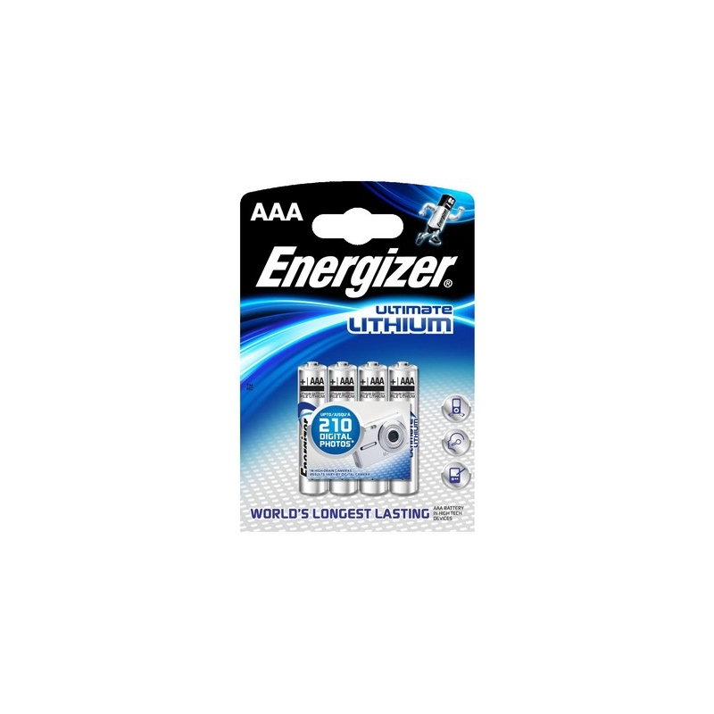 Blister 2 Piles L92 ENERGIZER - Format LR03 - AAA Ultimate