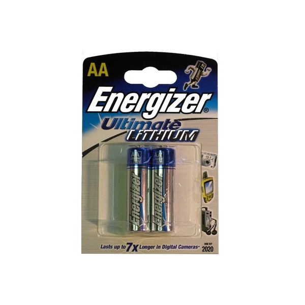 Pile bouton CR2032 lithium Energizer - Blister de 2 piles