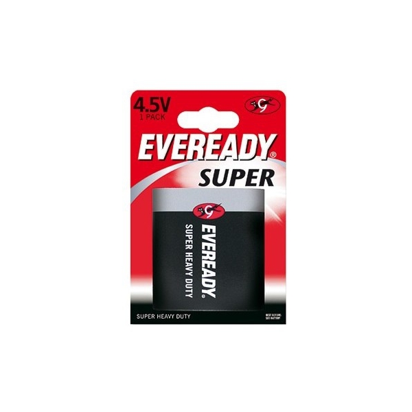 Pile 3R12 Eveready ENERGIZER - Blister de 1 - Saline 4,5V