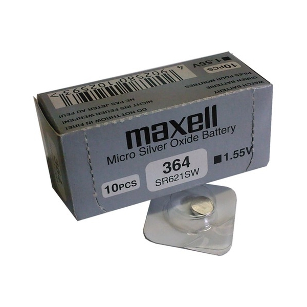 Pile de montre 364 MAXELL - Blister de 1