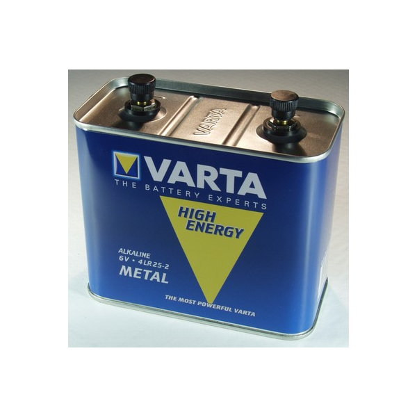 Pile 4LR25/2 metal VARTA - Blister de 1 - Alcaline