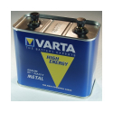 Pile 4LR25/2 metal VARTA - Blister de 1 - Alcaline