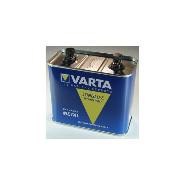 Pile 4R25/2 metal VARTA - Blister de 1 - Saline