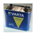 Pile 4R25/2 metal VARTA - Blister de 1 - Saline