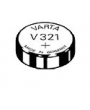Pile de montre V321 VARTA - Blister de 1 - SR65 - Oxyde d'argent
