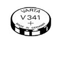 Pile de montre V341 VARTA - Blister de 1 - Oxyde d'argent