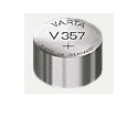 Pile de montre V357 VARTA - Blister de 1 - SR44 - Oxyde d'argent