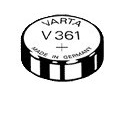 Pile de montre V361 VARTA - Blister de 1 - SR58 - Oxyde d'argent