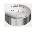 Pile de montre V362 VARTA - Blister de 1 - SR58 - Oxyde d'argent