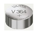 Pile de montre V364 VARTA - Blister de 1 - SR60 - Oxyde d'argent