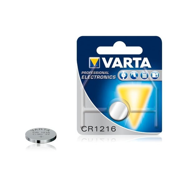 Pile électronique CR1216 VARTA - Blister de 1 - Lithium 3V